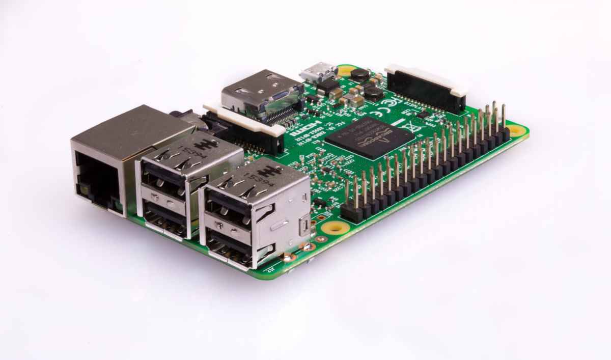 Fotografia del Raspberry Pi modello 3
