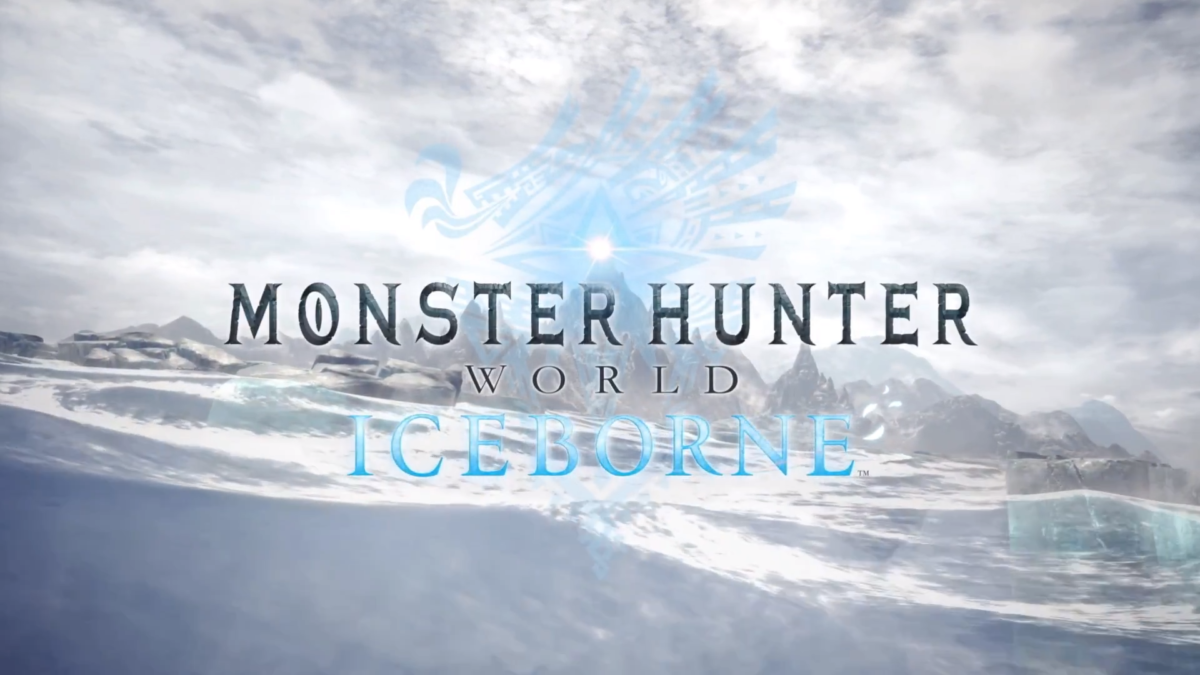 Titlecard della nuova espansione per Monster Hunter World, Iceborne!