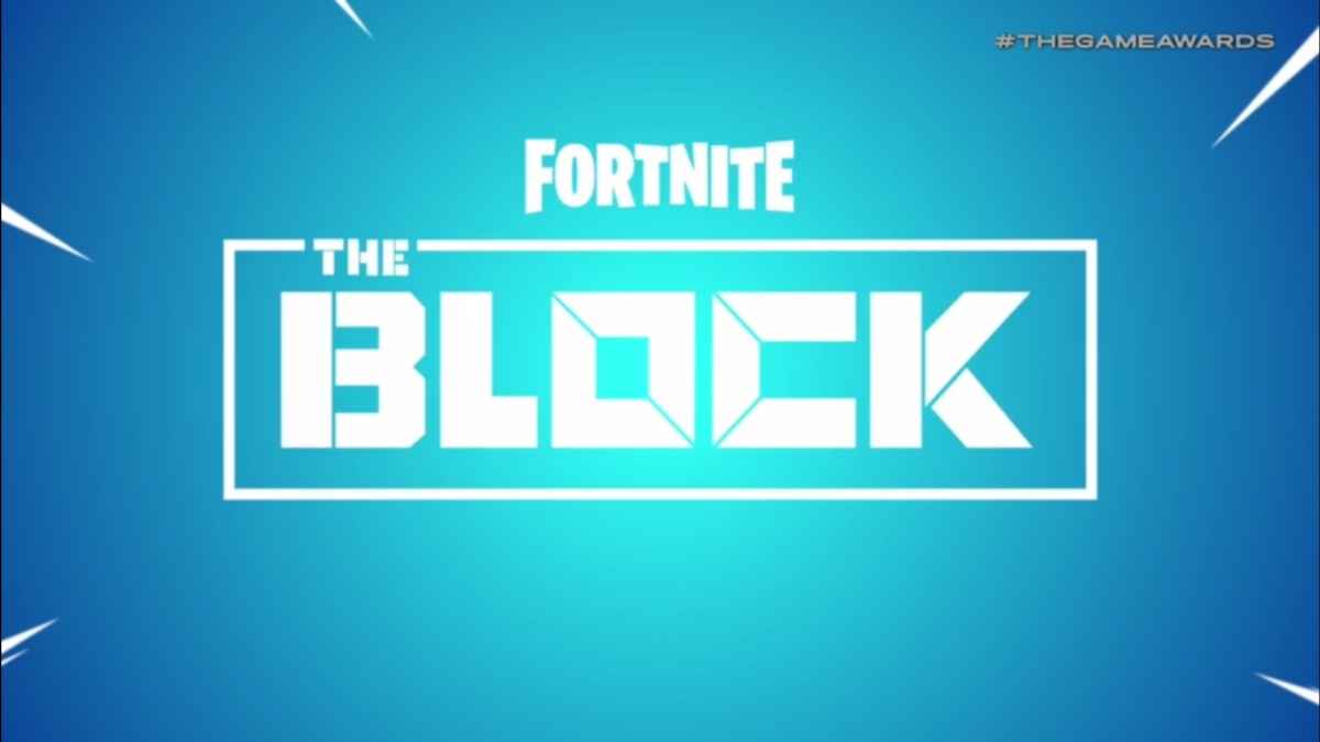Logo del nuovo evento di Fortnite chiamato The Block, presentato al The Game Awards 2018