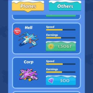 gli aerei hanno un costo individuale che aumenta ad ogni acquisto