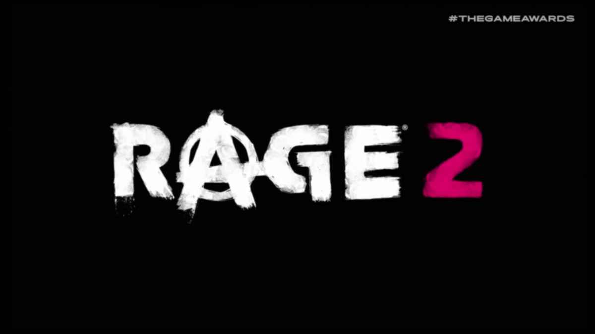 Logo di The Rage 2, il cui filmato di gameplay è stato mostrato al The Game Awards 2018