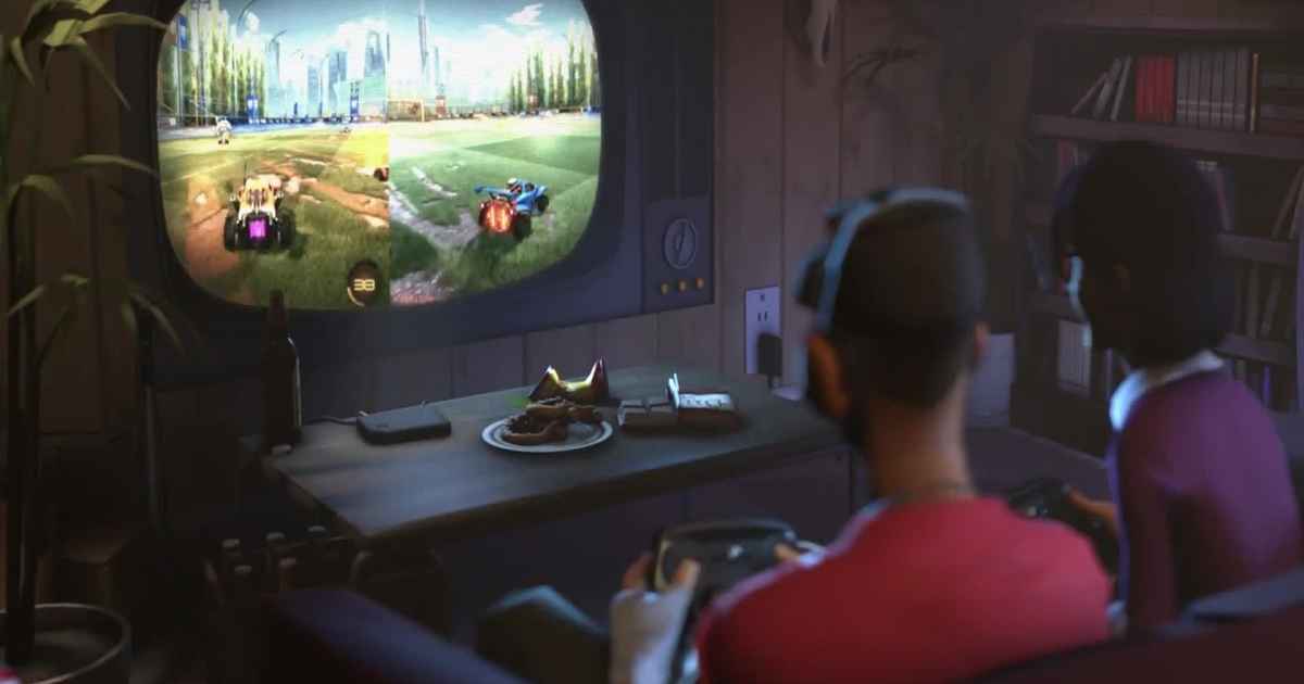 Immagine raffigurante lo Scout di Team Fortress 2 che gioca con lo Steam Link