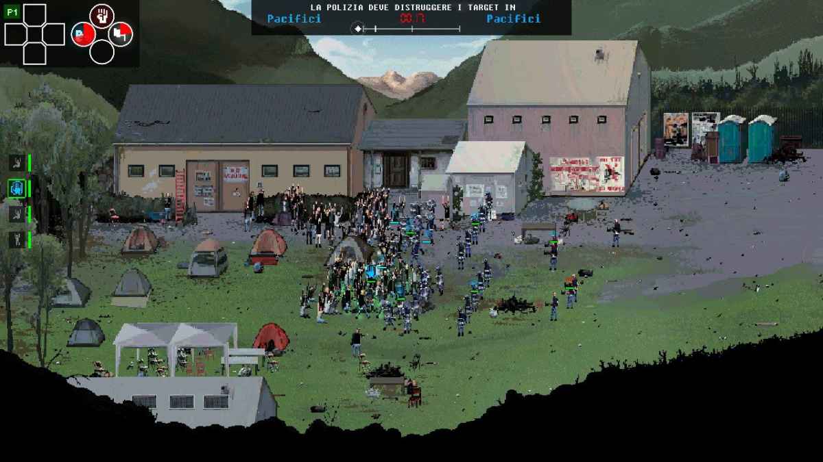 Screenshot di una partita multigiocatore in modalità Versus