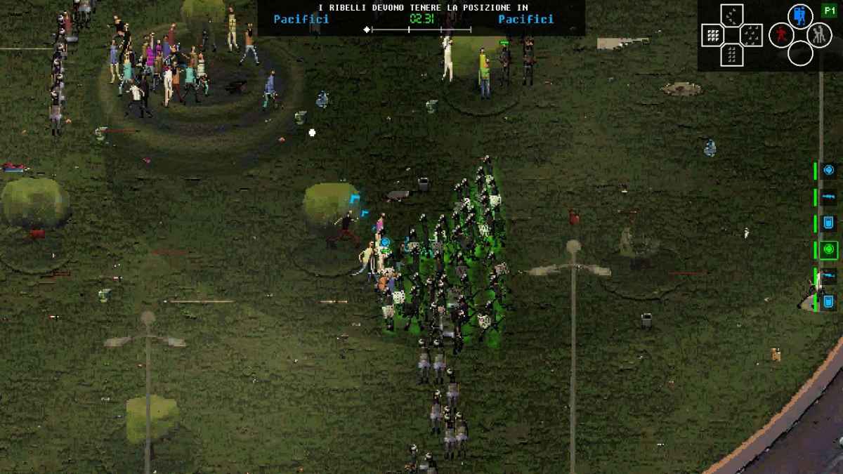 Screenshot del primo livello della Primavera Araba egiziana su Riot: Civil Unrest