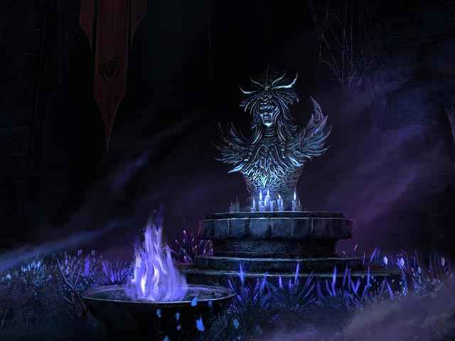 Un altare daedrico in ESO