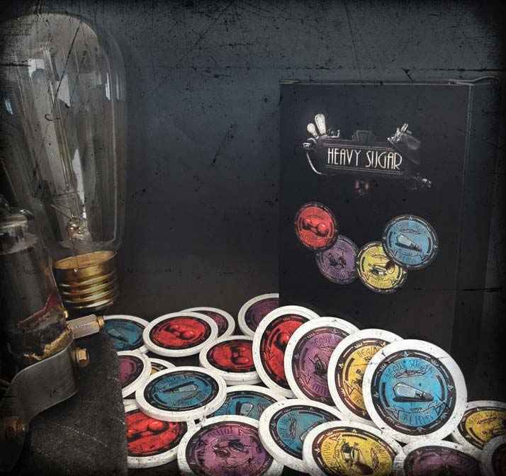 fiches per Heavy Sugar sistema di gioco