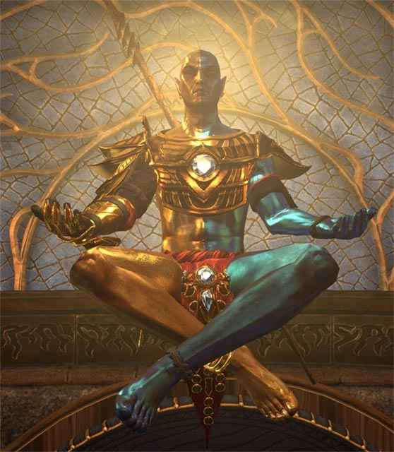 Lord Vivec come appare in The Elder Scrolls Online: Morrowind