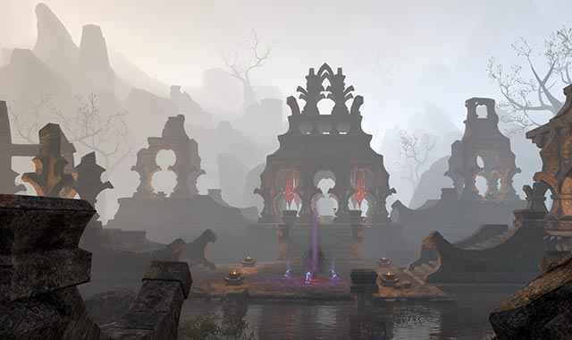 Alcune rovine daedriche che visitiamo in The Elder Scrolls Online