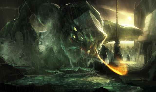 Il mostro marino Scilla come appare in God of War: Ghost of Sparta