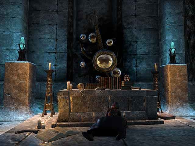 Hermaeus Mora durante la quest Sunken Knowledge in The Elder Scrolls Online