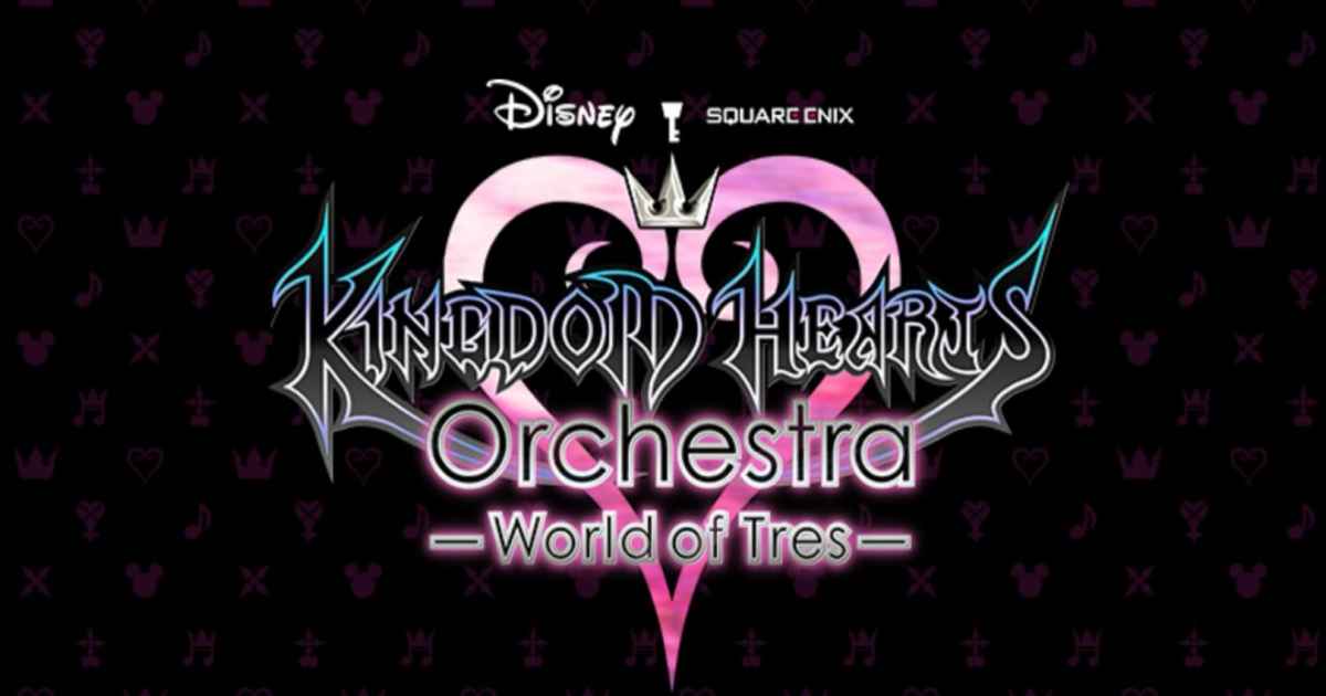 Logo del nuovo world tour della Kingdom Hearts Orchestra denominato World of Tres