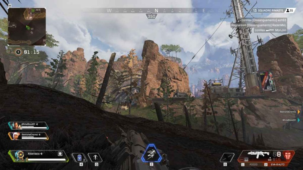 Uno screenshot di Apex Legends