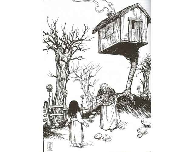 Baba Yaga cabin - Vince Locke