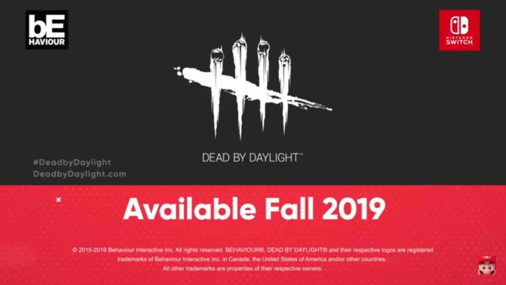 Dead By Daylight Nintendo Direct