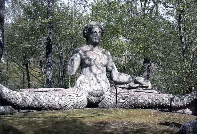 Echidna - Pirro Ligorio (1555) - Parco dei Mostri di Bomarzo - Lazio - Italy
