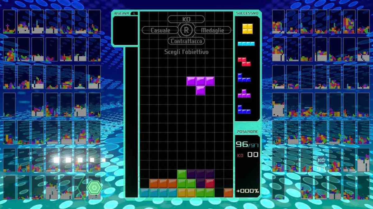 Tetris 99 Gameplay