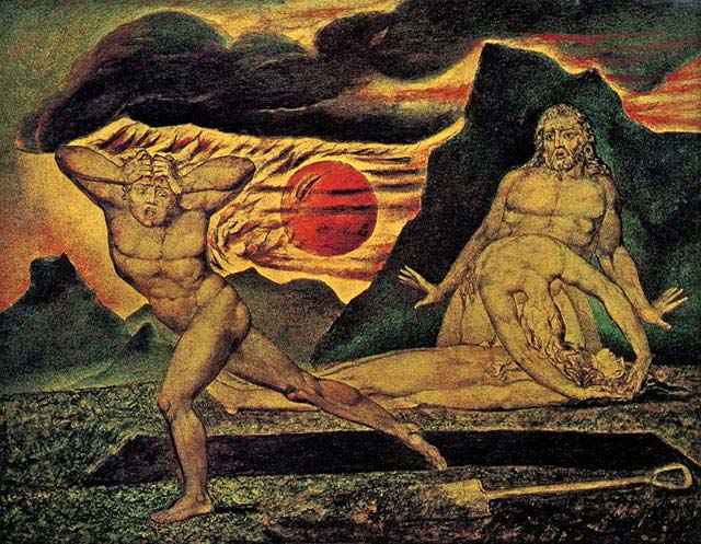 The Body of Abel Found by Adam and Eve - William Blake