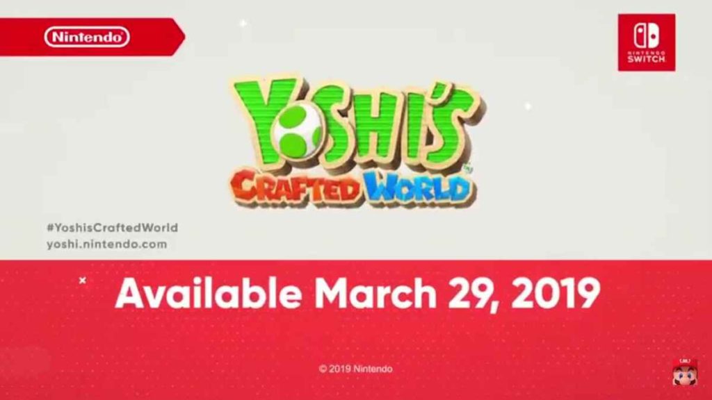 Yoshi Crafted World Nintendo Direct