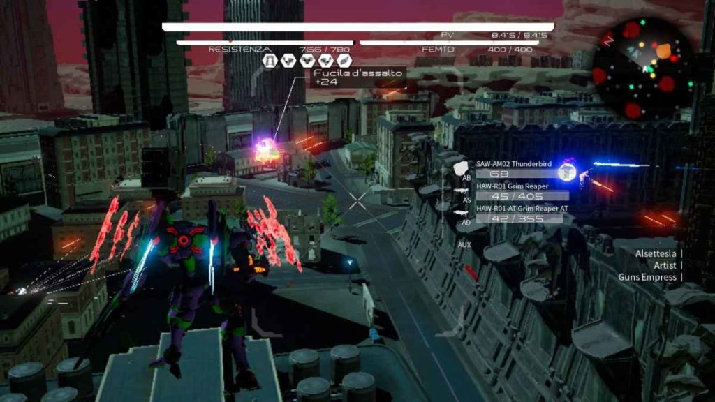 daemon x machina nintendo switch screenshot