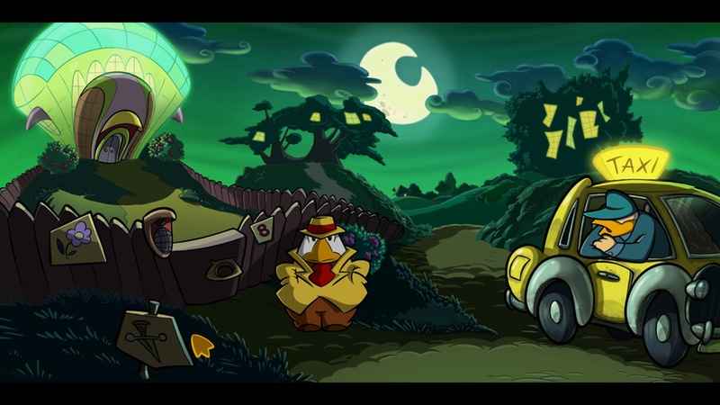 animazioni disegnate a mano di detective gallo