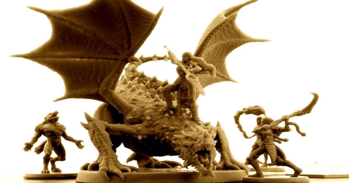 la miniatura del drago del tuono presente in Theosis: Godslayer