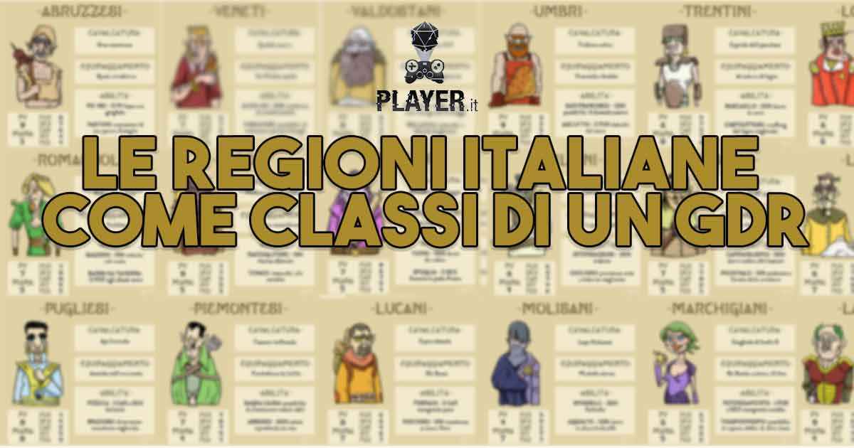 [Gallery] Le regioni italiane come classi di un GDR