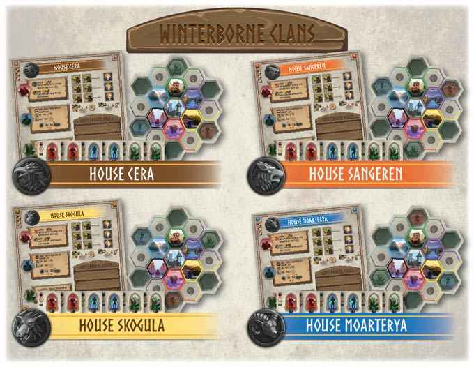 Winterborne, il gioco da tavolo in cui crescere il tuo clan e sopravvivere all'inverno