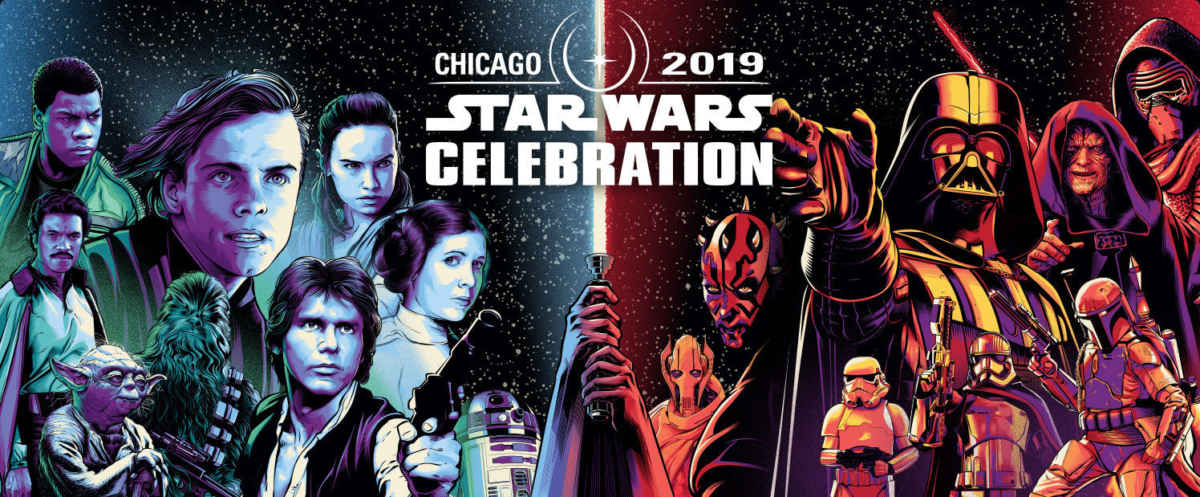 Locandina della Star Wars Celebration del 2019