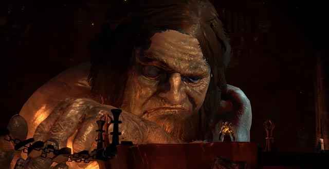 L'incontro fra Kratos ed Efesto in God of War 3