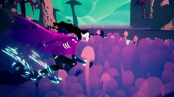 Screenshot dal trailer d'annuncio di Solar Ash Kingdom, il nuovo gioco dai creatori di Hyper Light Drifter