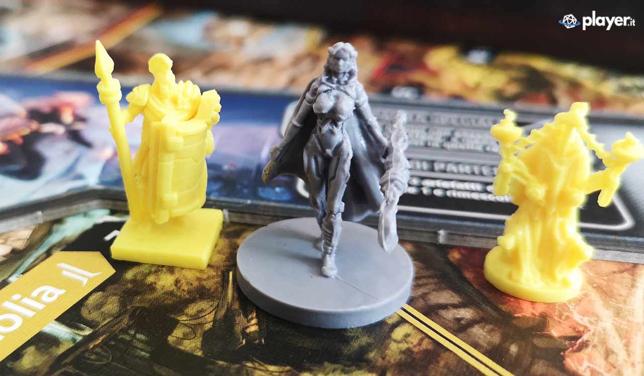 lord of hellas gioco da tavolo miniature piccole gialle