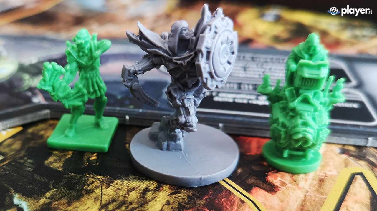 lord of hellas gioco da tavolo miniature piccole verdi