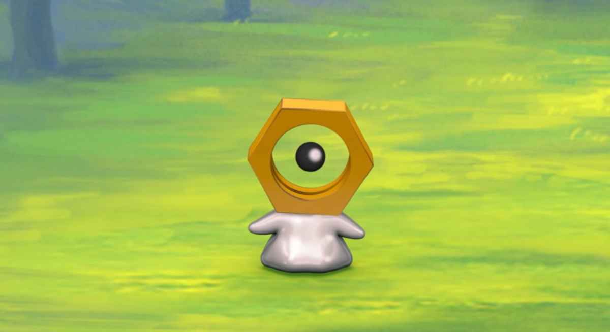 Artwork di Meltan, il Pokémon Misterioso di tipo Acciaio comparso su Pokémon Go