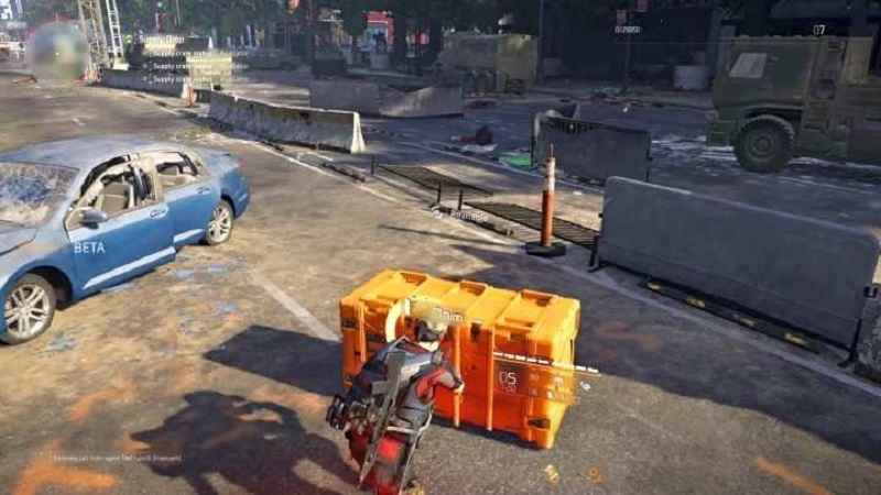 the division 2, regole dell'attività recupero rifornimenti