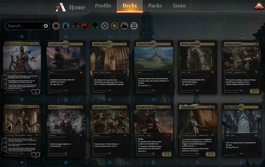 Stili delle carte mtg arena