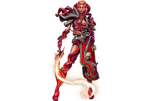 Anya, la Ritualista di Sangue di Pagan Online