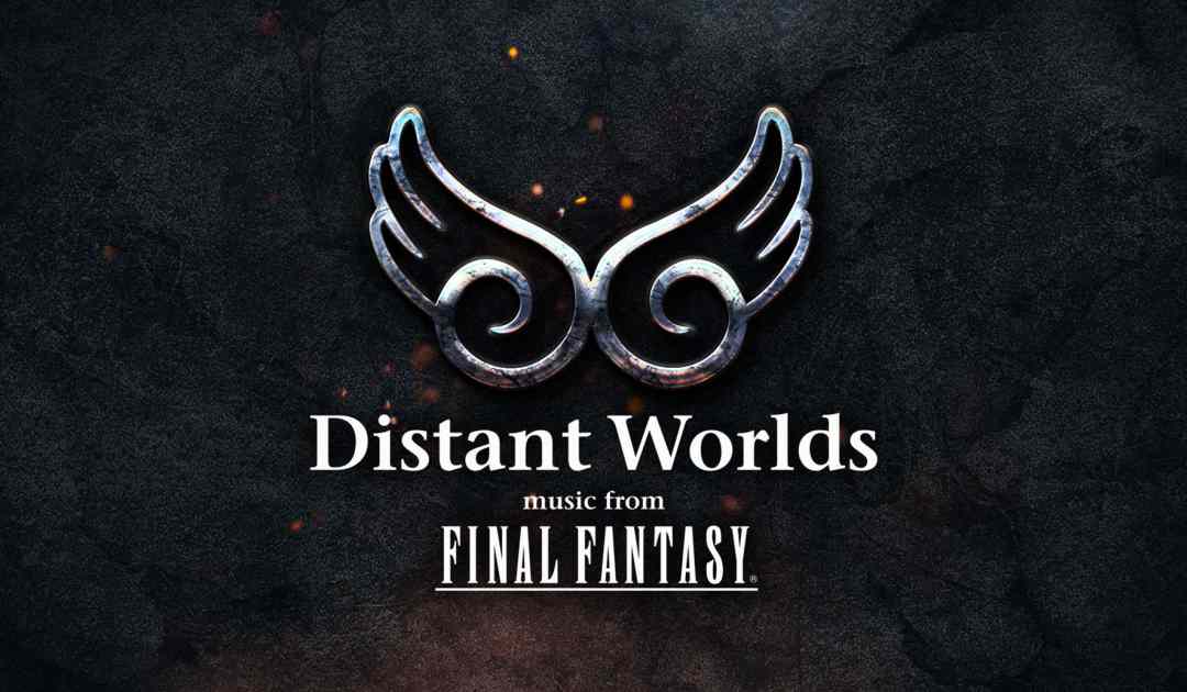 Logo della serie di concerti Distant Worlds music from Final Fantasy dedicata alla soundtrack dell'omonima serie