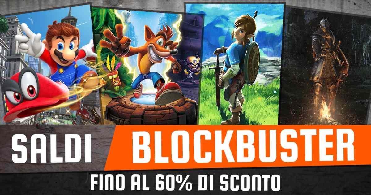 Immagine promozionale per il Saldi Blockbuster Nintendo 2019