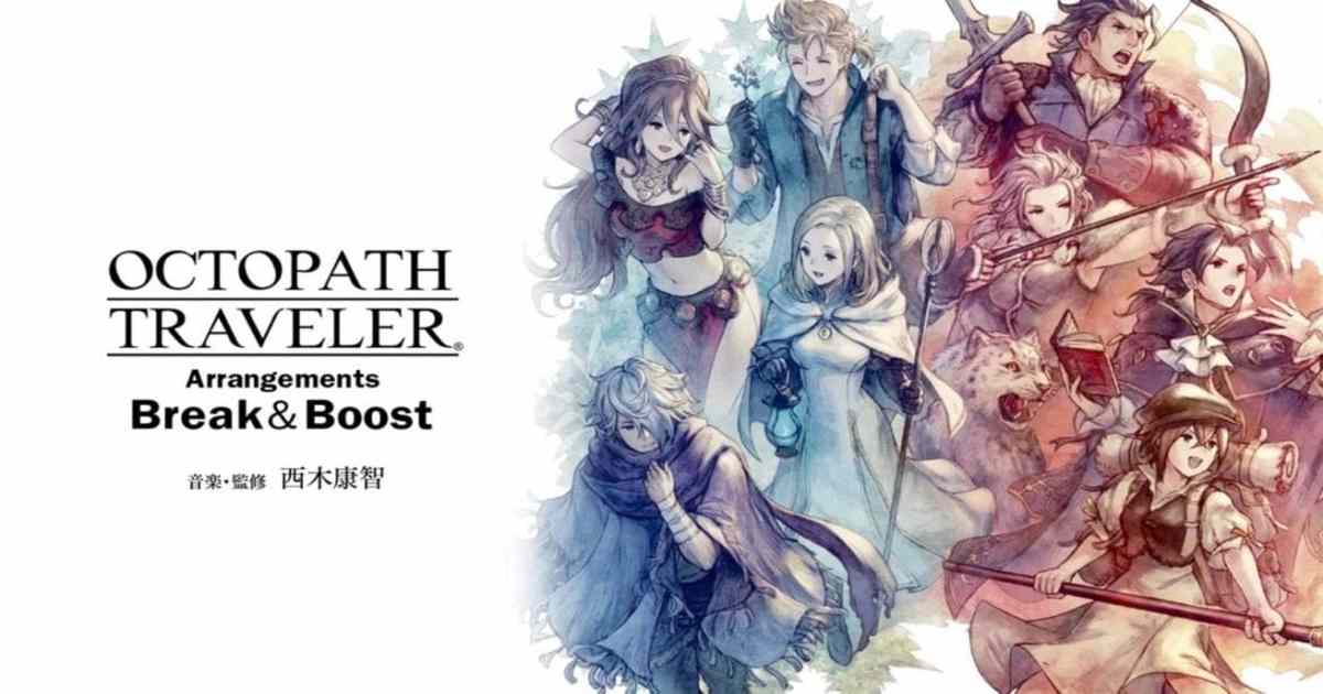 Artwork di Break & Boost, album musicale di Octopath Traveler
