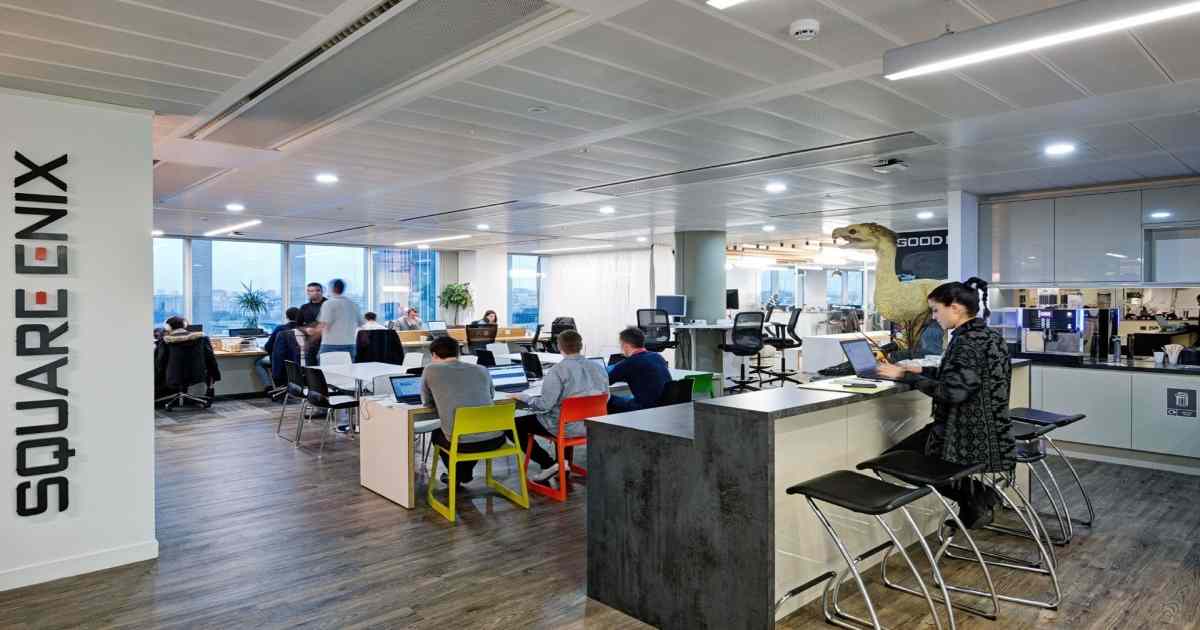 Fotografia degli uffici londinesi di Square Enix