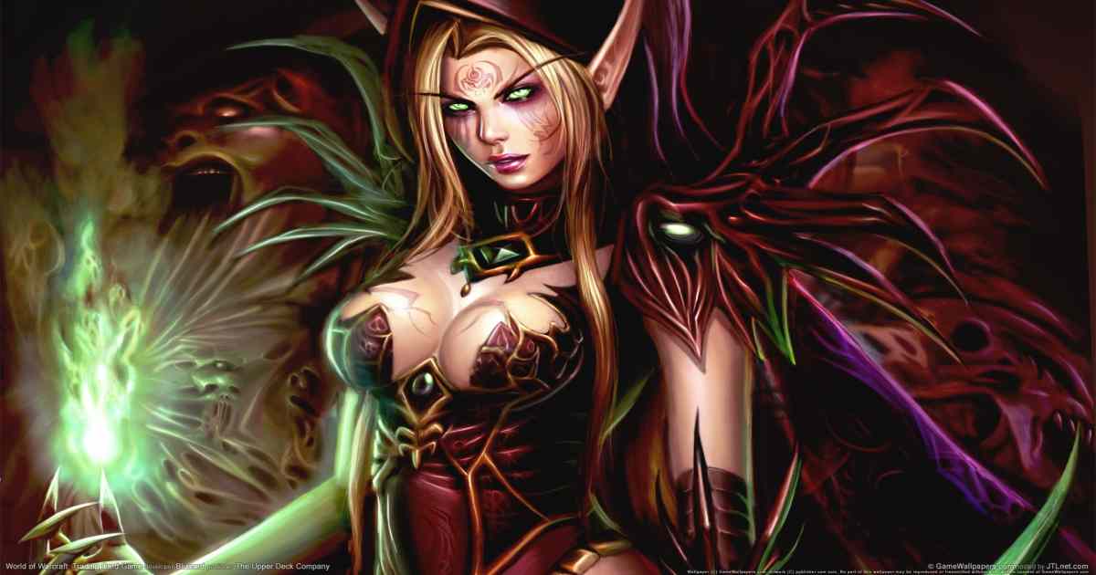 Artwork della ladra Valeera, personaggio del videogioco World of Warcraft