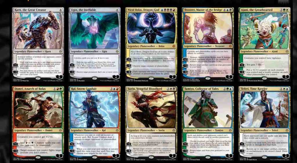 mtg arena war of the spark planeswalker