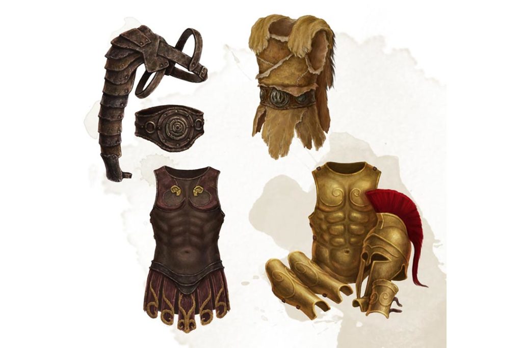 Armature greche per D&D 5E