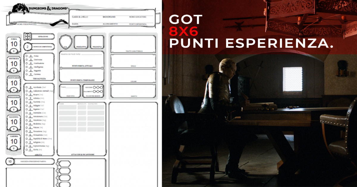 GOT 8X6 PUNTI ESPERIENZA