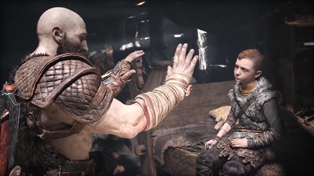 Kratos addestra Atreus e lo mette alla prova