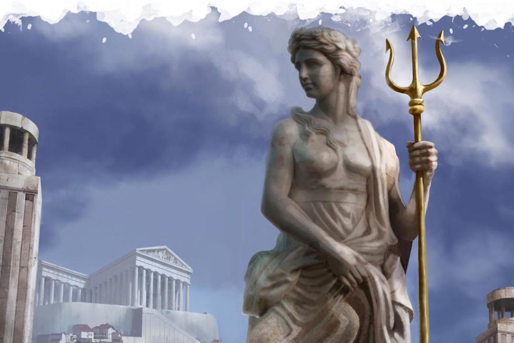 La città di Ithea dell'ambientazione Arkadia per D&D 5E