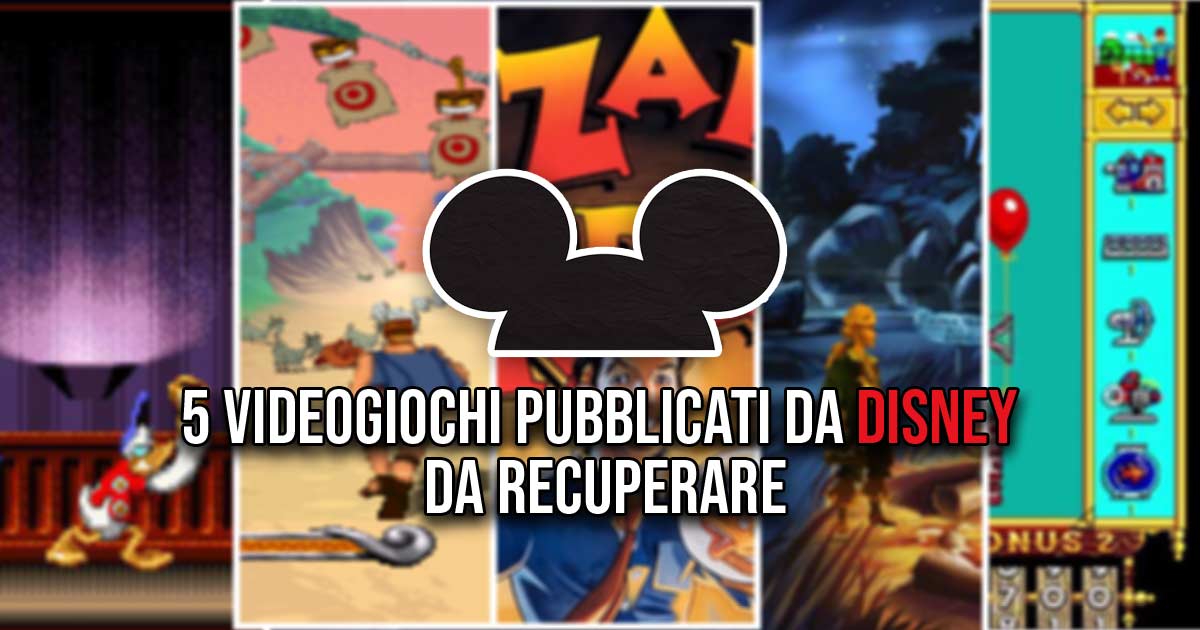 5 giochi disney