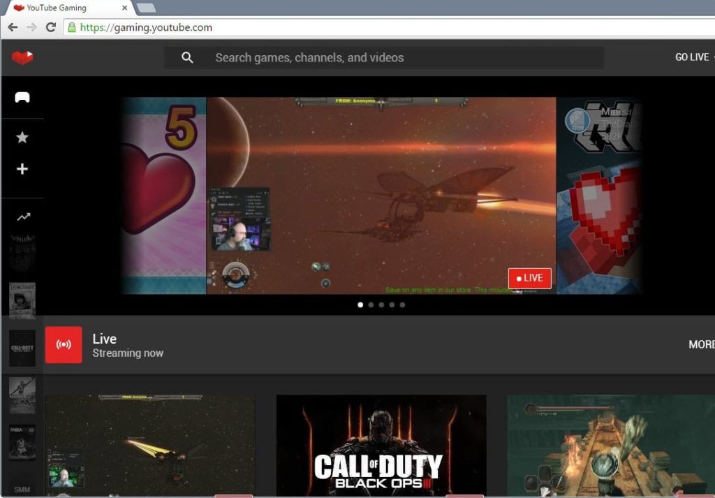 youtube gaming