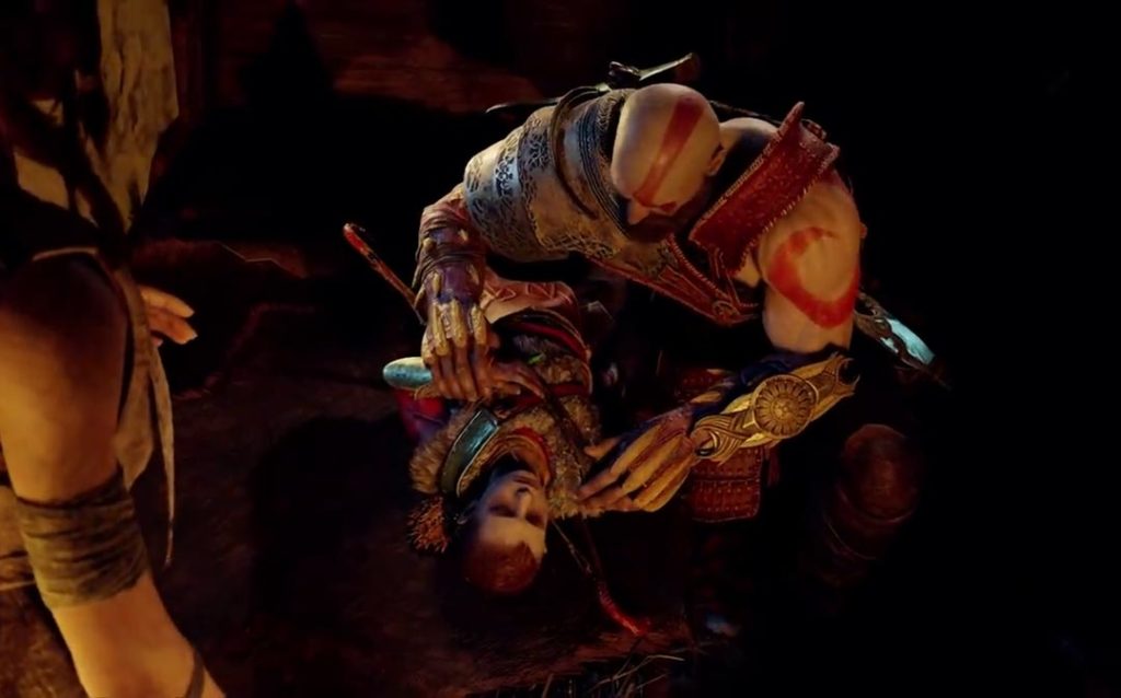 Kratos porta da Freya il povero Atreus ammalato