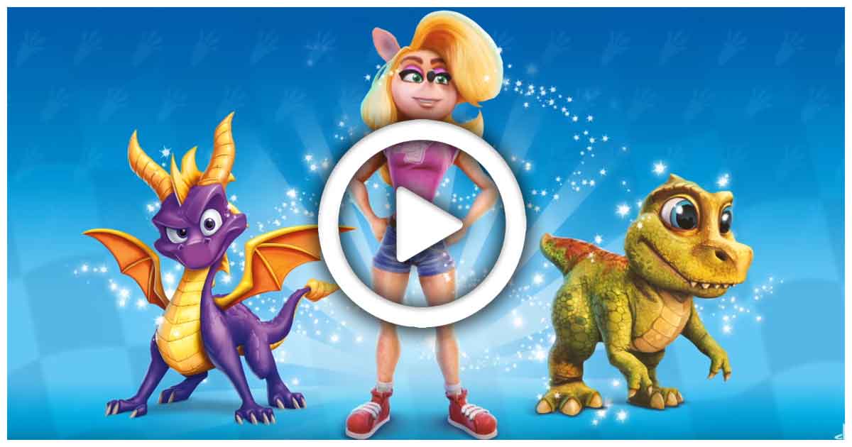 CTR Nitro-Fueled | Confermati Spyro, Tawna e Baby T come personaggi giocabili
